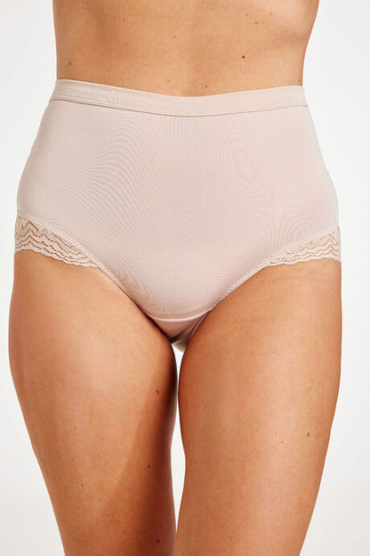 Full Briefs with Lace Detail