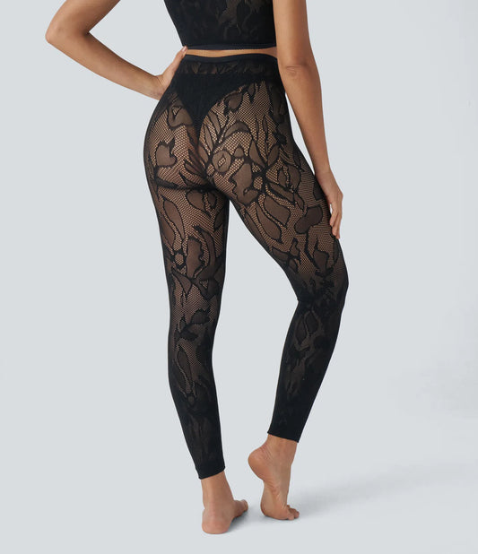 Seamless Flow High Waisted Cut Out Casual 7/8 Leggings