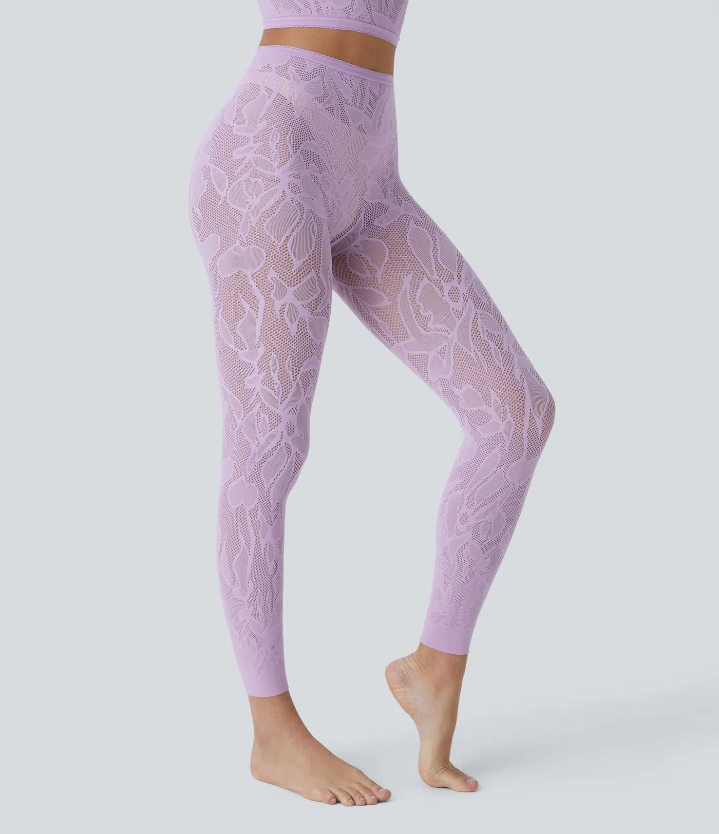 Seamless Flow High Waisted Cut Out Casual 7/8 Leggings