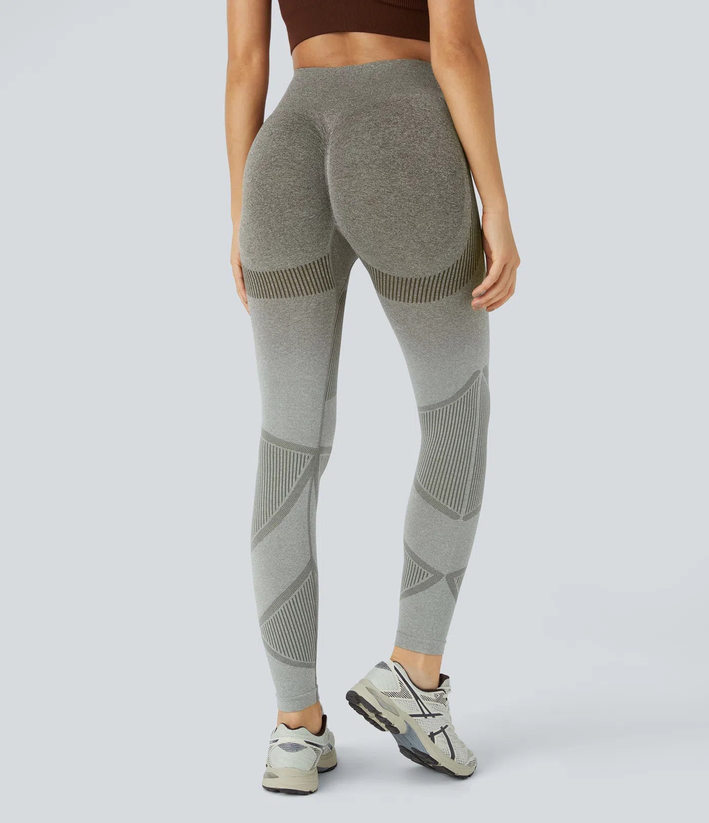 Seamless Flow High Waisted Gradient Running Leggings