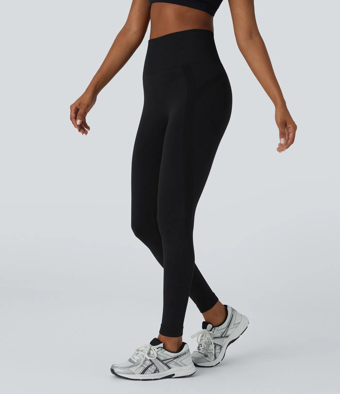 Seamless Flow High Waisted Ruched 7/8 Yoga Leggings