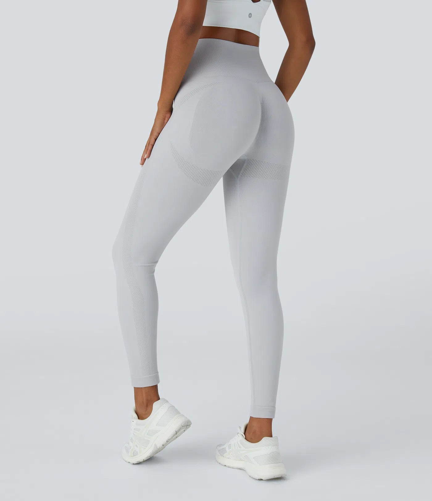 Seamless Flow High Waisted Ruched 7/8 Yoga Leggings