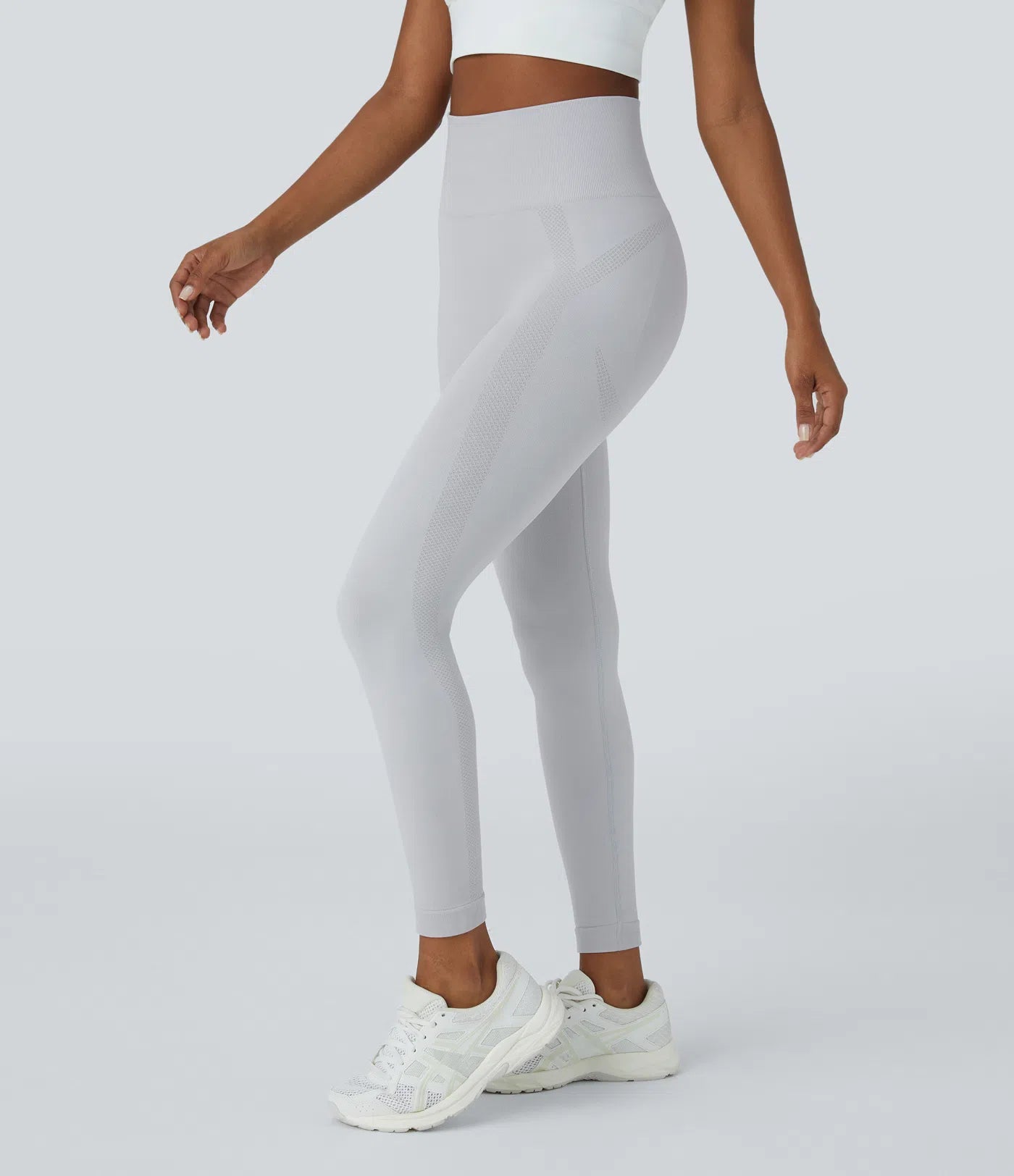 Seamless Flow High Waisted Ruched 7/8 Yoga Leggings