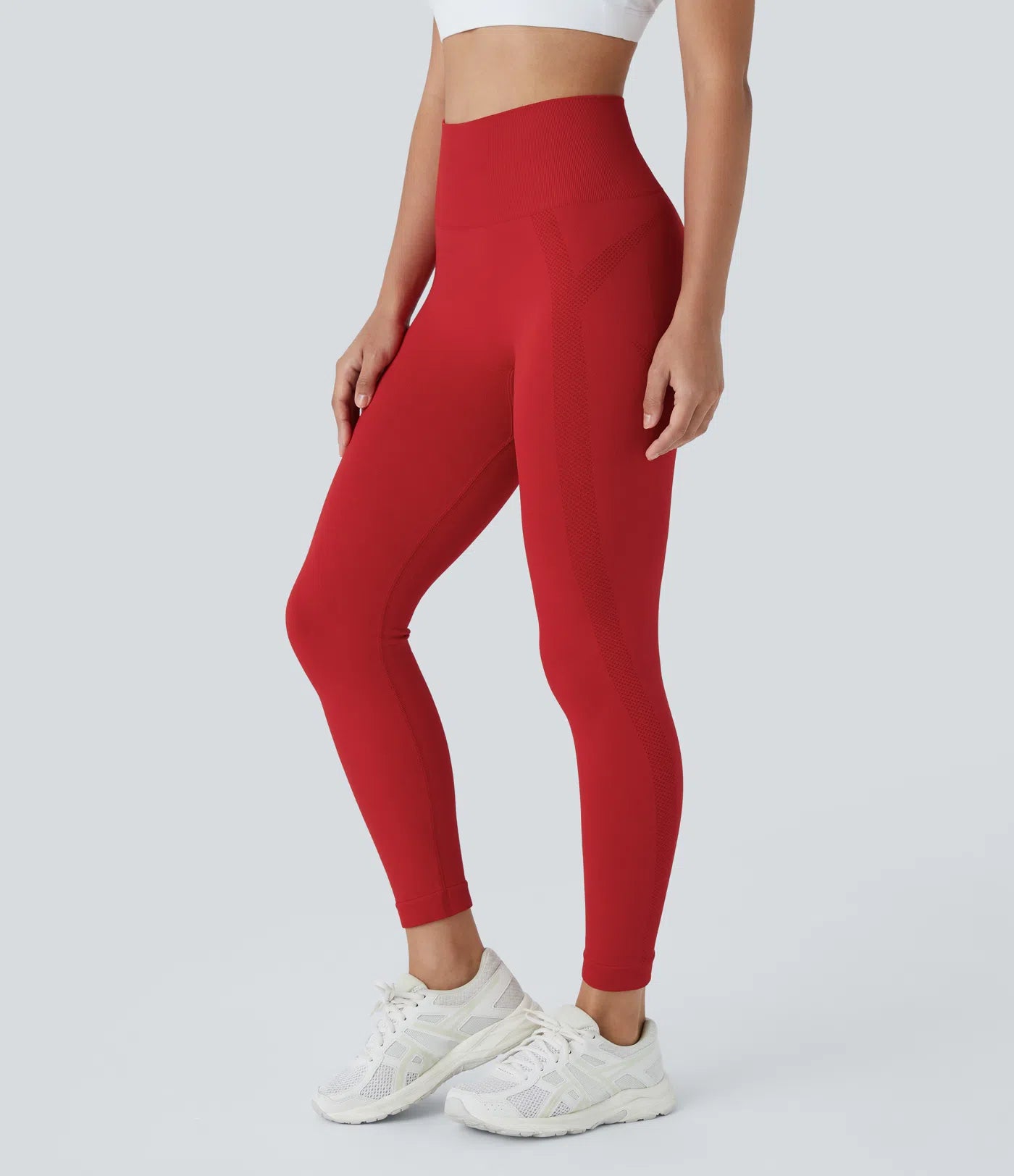 Seamless Flow High Waisted Ruched 7/8 Yoga Leggings