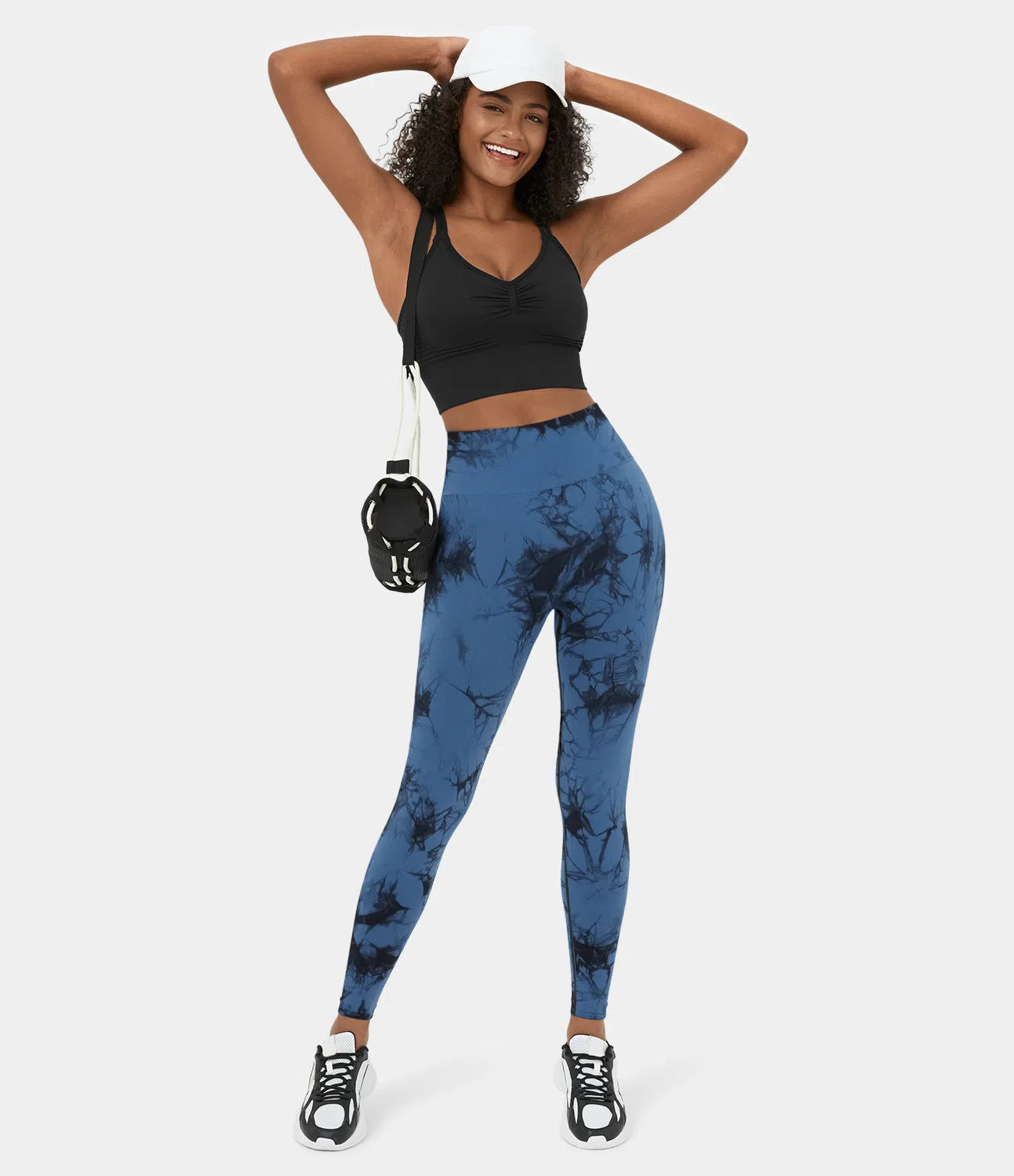 Seamless Flow High Waisted Tie Dye Yoga Leggings