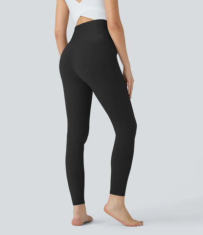 Softlyzero Super High Waisted Maternity Yoga 7/8 Leggings-UPF50+