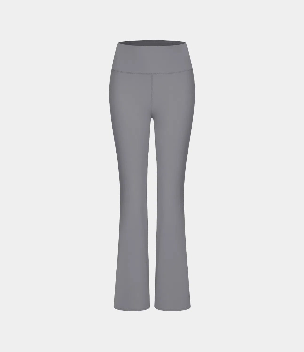 High Waisted Back Pocket Plain Slight Flare Leggings - Lixoval